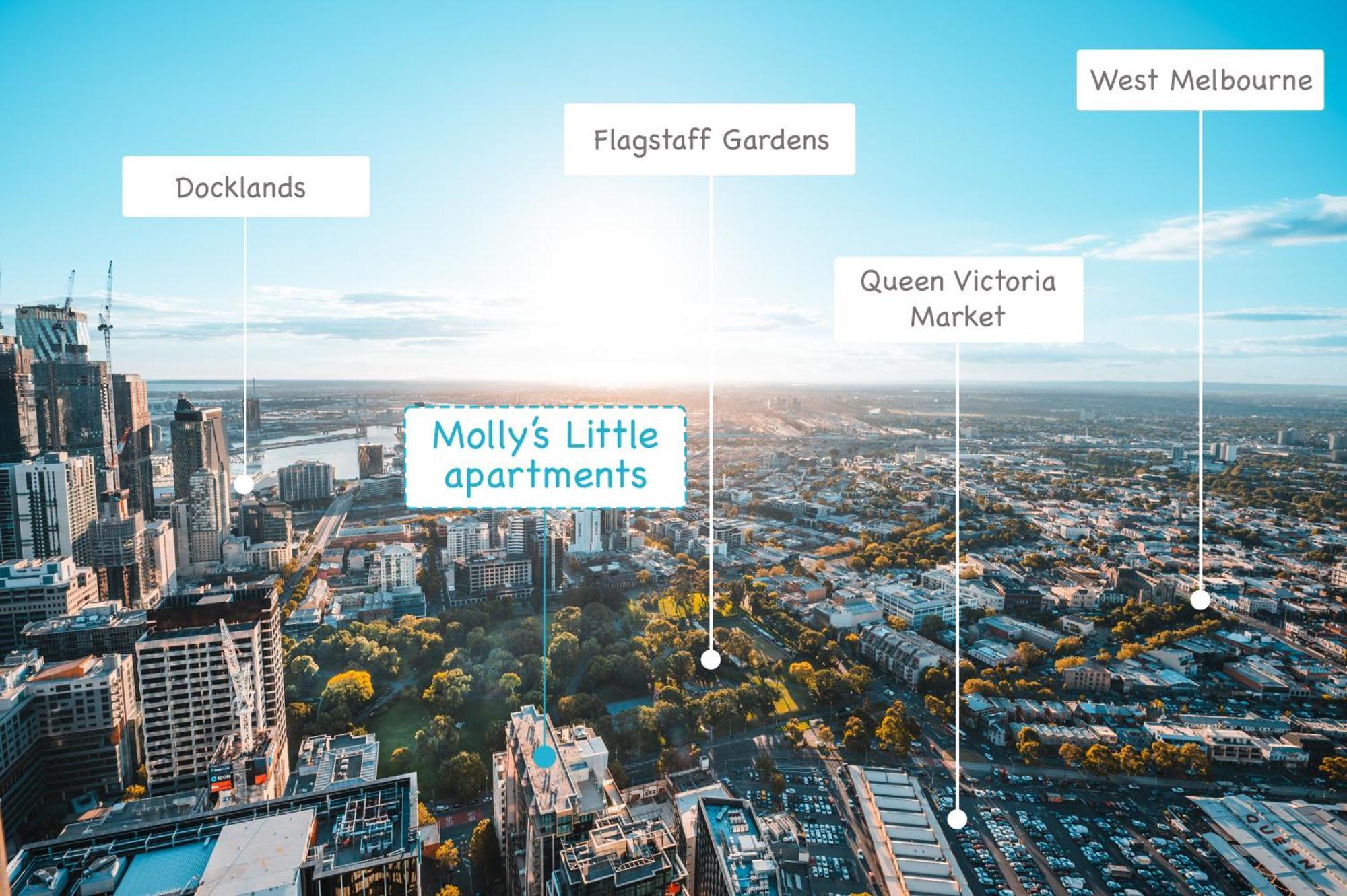 Molly'S Little Apartments Melbourne Dış mekan fotoğraf